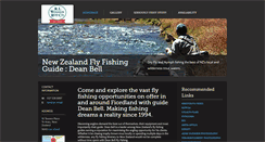 Desktop Screenshot of deanbellflyfishing.co.nz
